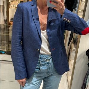 EL GANSO jacket with red blue patch on the elbow.